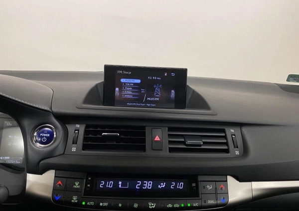 Lexus CT cena 89900 przebieg: 157002, rok produkcji 2020 z Poznań małe 172